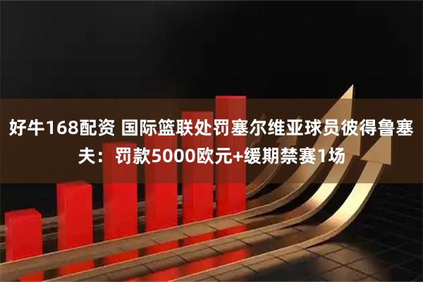 好牛168配资 国际篮联处罚塞尔维亚球员彼得鲁塞夫：罚款5000欧元+缓期禁赛1场