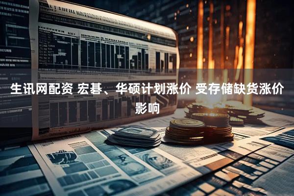 生讯网配资 宏碁、华硕计划涨价 受存储缺货涨价影响